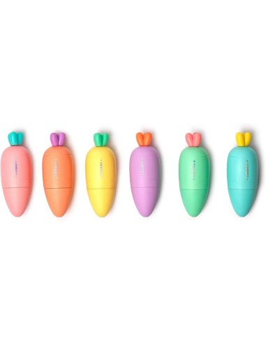 LEGAMI - SET DI 6 MINI EVIDENZIATORI CARRATE TEAM