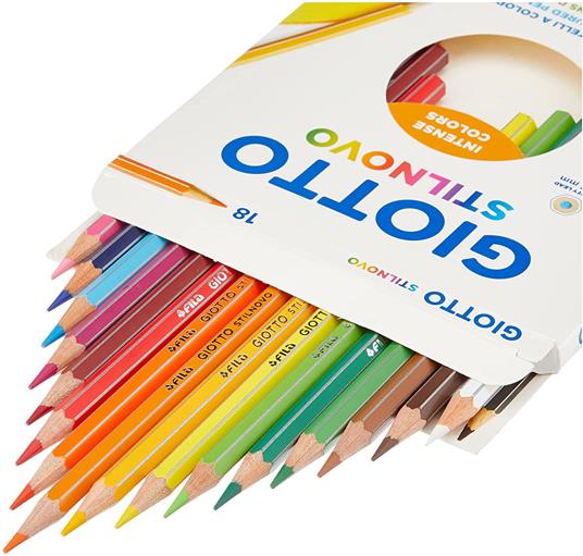 Giotto Stilnovo Pastelli a Colori 18 Pezzi