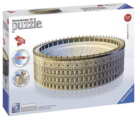 Ravensburger - Colosseo. Puzzle 3D 216 Pezzi.