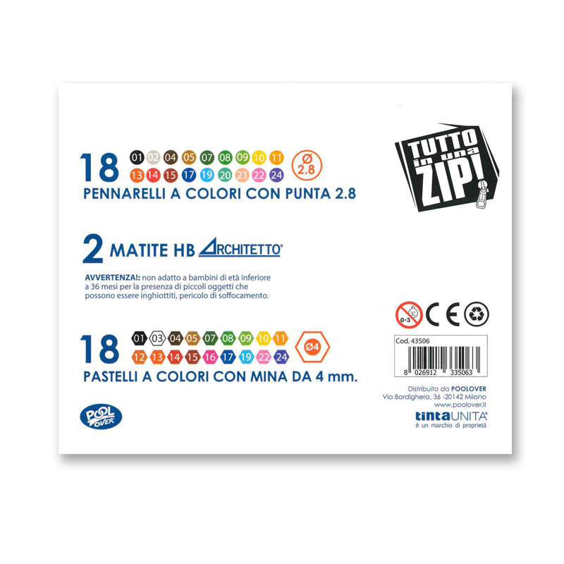 TINTA UNITA SET RICARICA ASTUCCIO