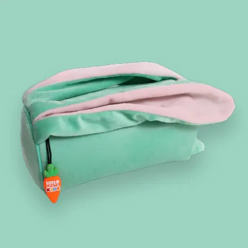 Borsellino Maxi TintaUnita Kids Bunny con orecchie a calamita, coda e zampette